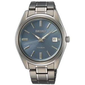 Seiko SUR371 Classic Quartz Blue Dial Stainless Steel Men's Watch SUR371P1