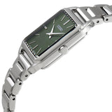 Seiko SWR075 Essentials Olive Green Dial Stainless Steel Women's Dress Watch SWR075P1