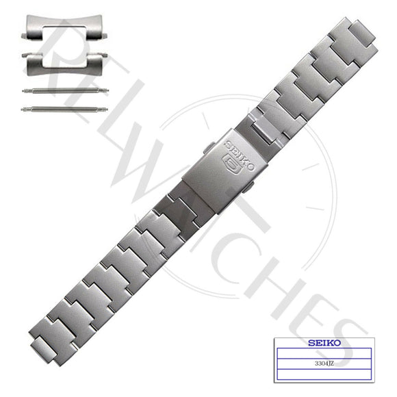 SEIKO 3304JZ 18mm Stainless Steel Watch Band