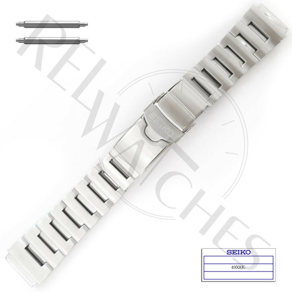 SEIKO 49X8JG 20mm Stainless Steel Watch Band